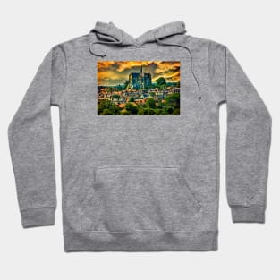 The Cathedral at Arundel with Surrounding Village Hoodie